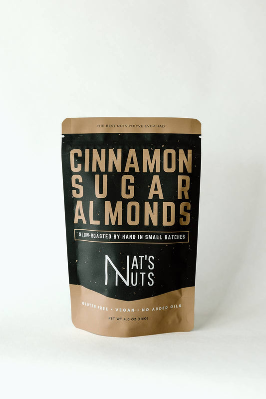 Cinnamon Sugar Almonds | 12-Count Gourmet Roasted Nuts