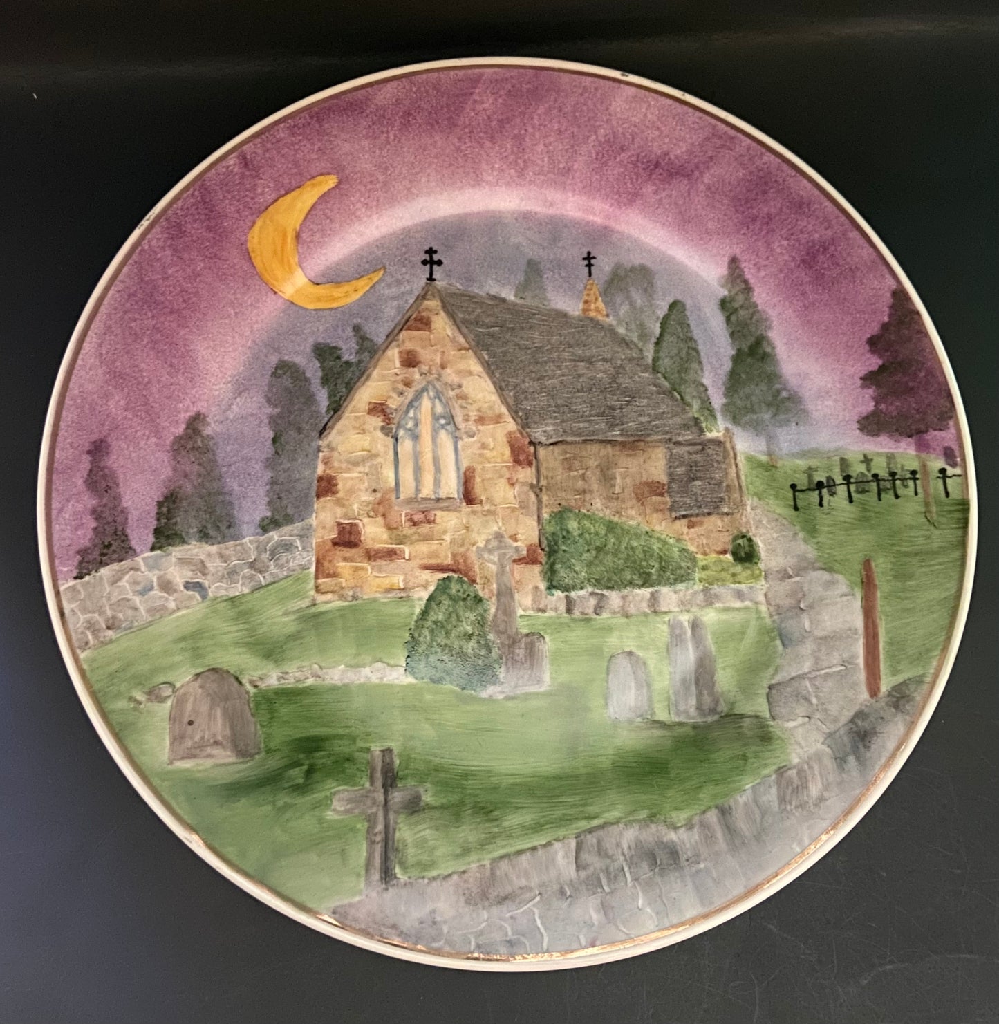 Handpainted Porcelain Plate