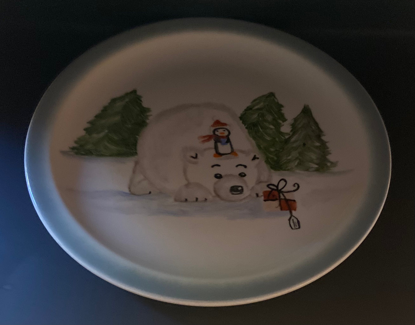 Handpainted Porcelain Plate