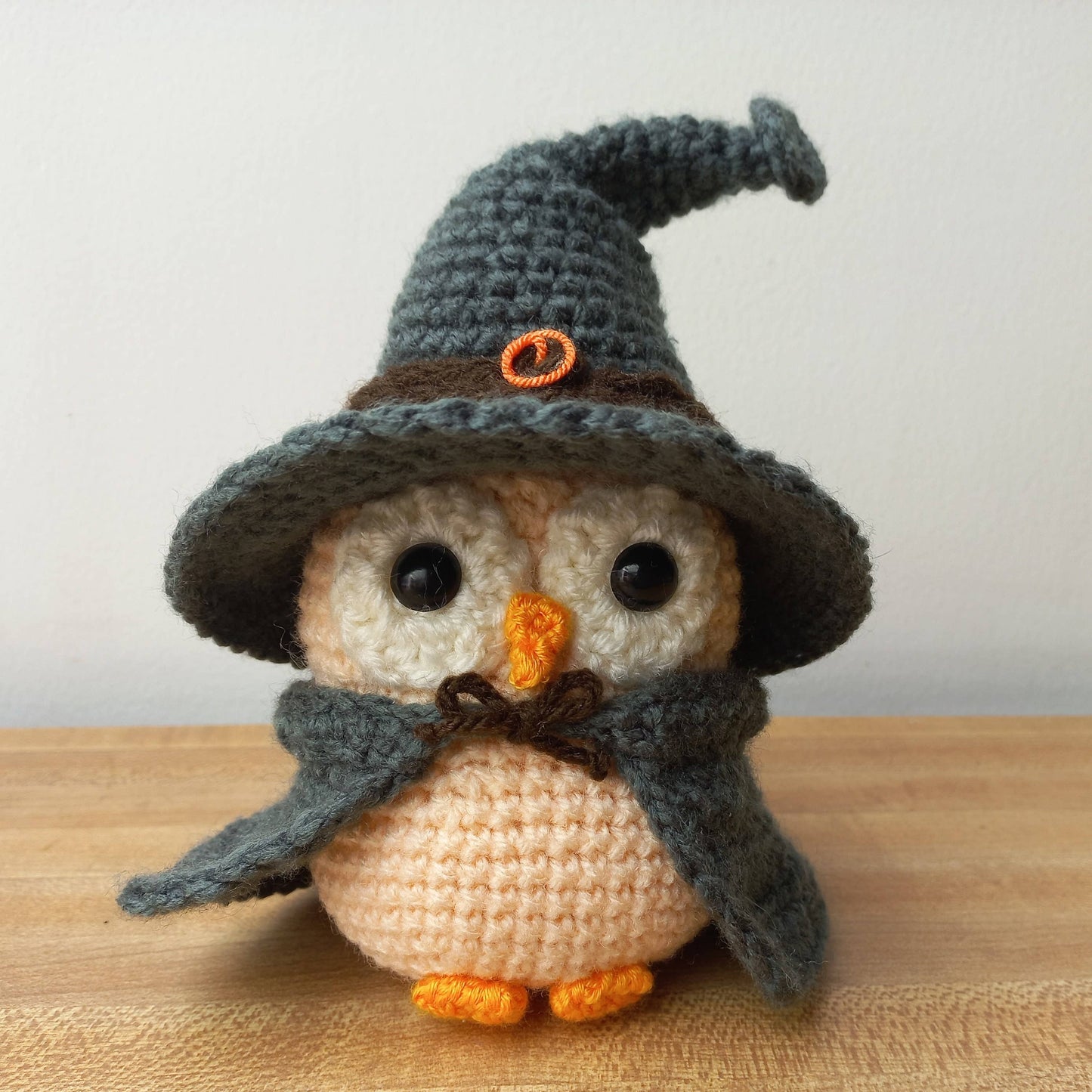Crochet Magical Owl, Crochet Owl Wizard, Halloween Owl