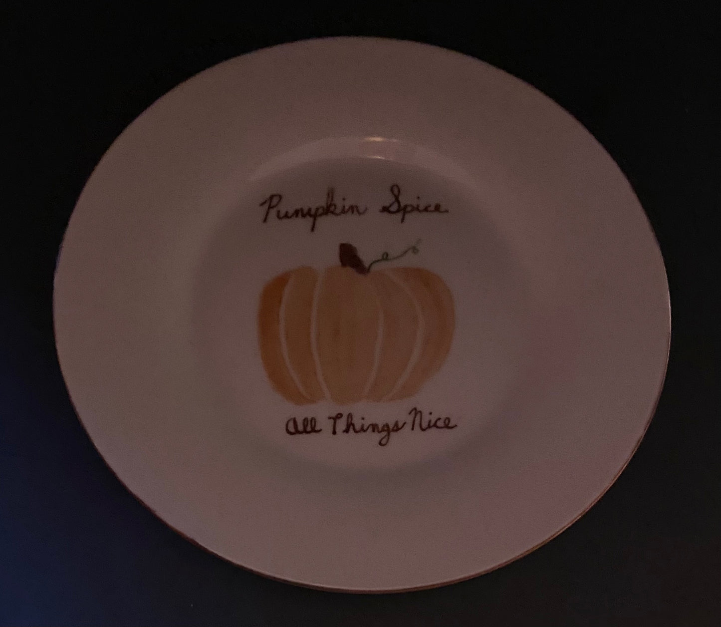 Handpainted Porcelain Plate