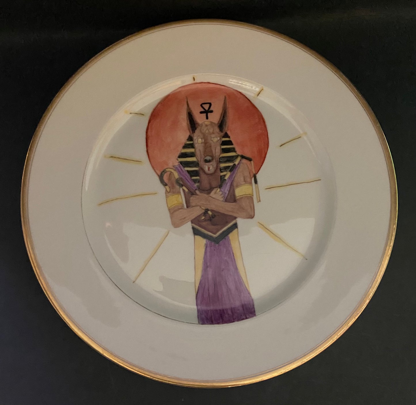 Handpainted Porcelain Plate