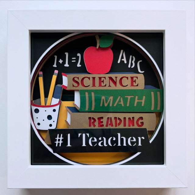 Shadowbox Paper Art 6x6”