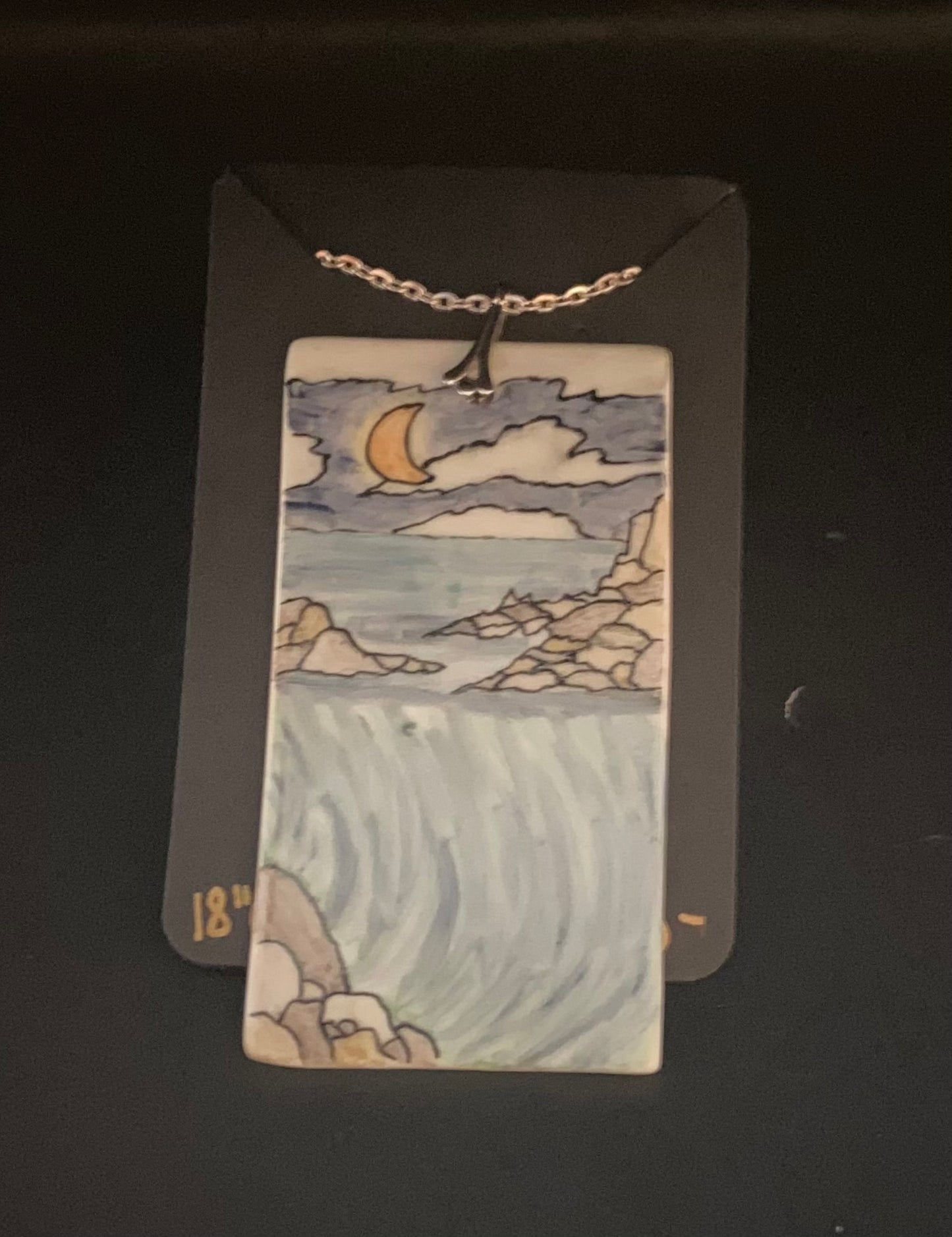 Hand Painted Porcelain Necklaces