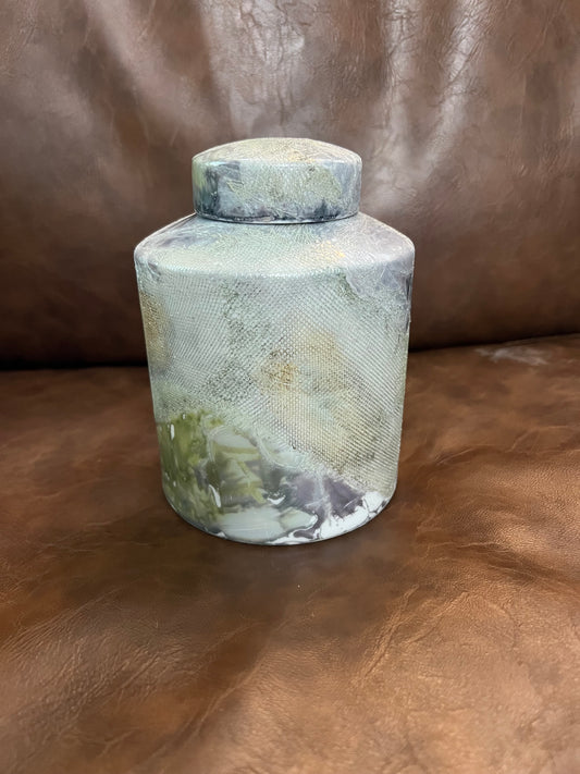 Fiberglass Glazed Porcelain Ginger Jar