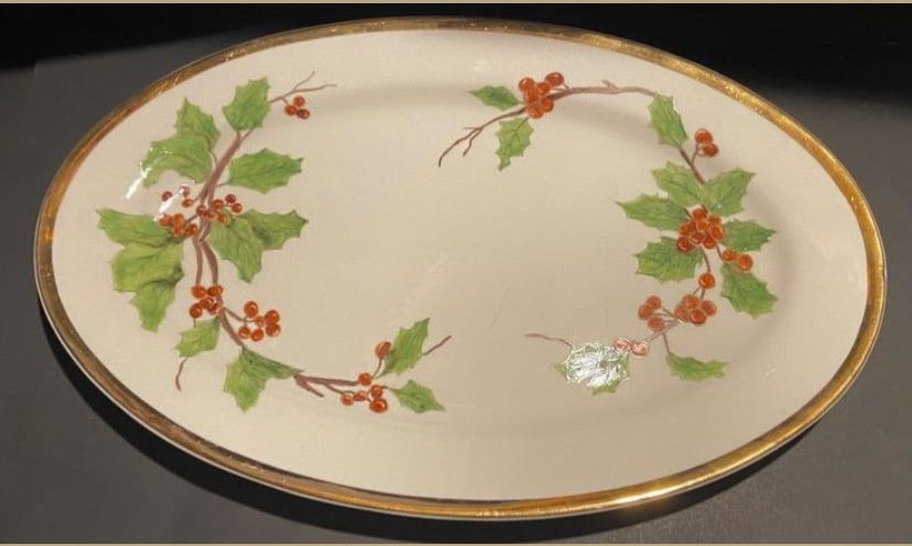 Handpainted Porcelain Plate