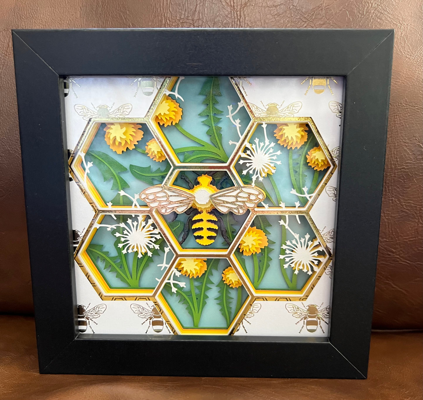 Shadowbox Paper Art 6x6”