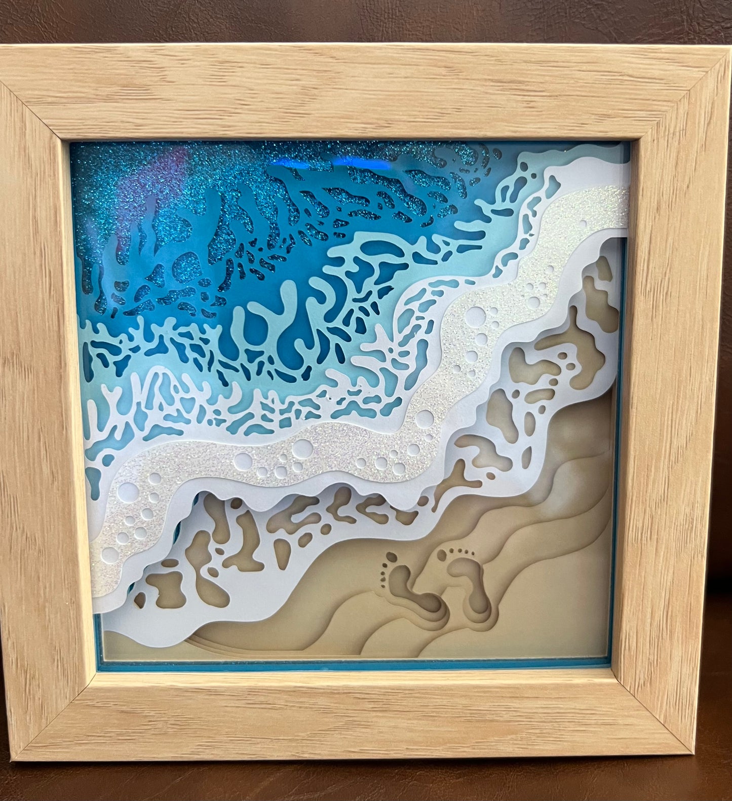 Shadowbox Paper Art 6x6”