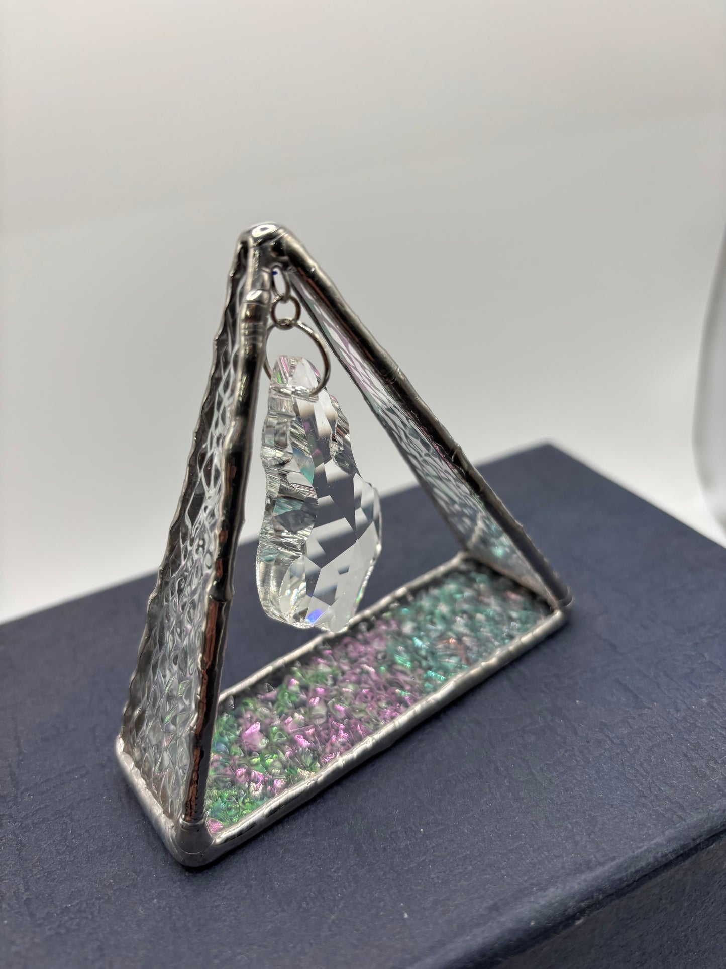 Stained Glass Decorative Triangle