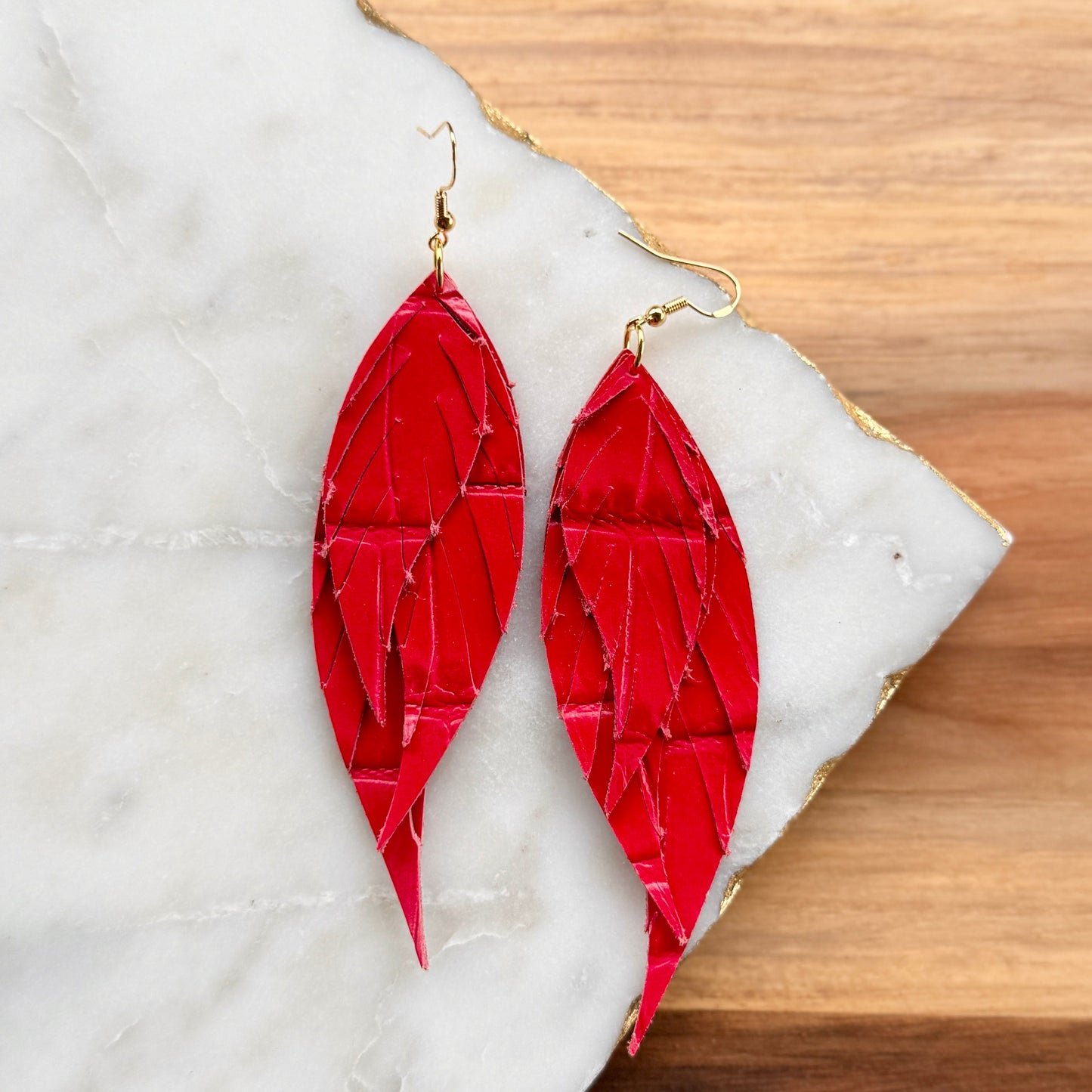 Be Like Missy - Wings of an Angel - Leather Earrings