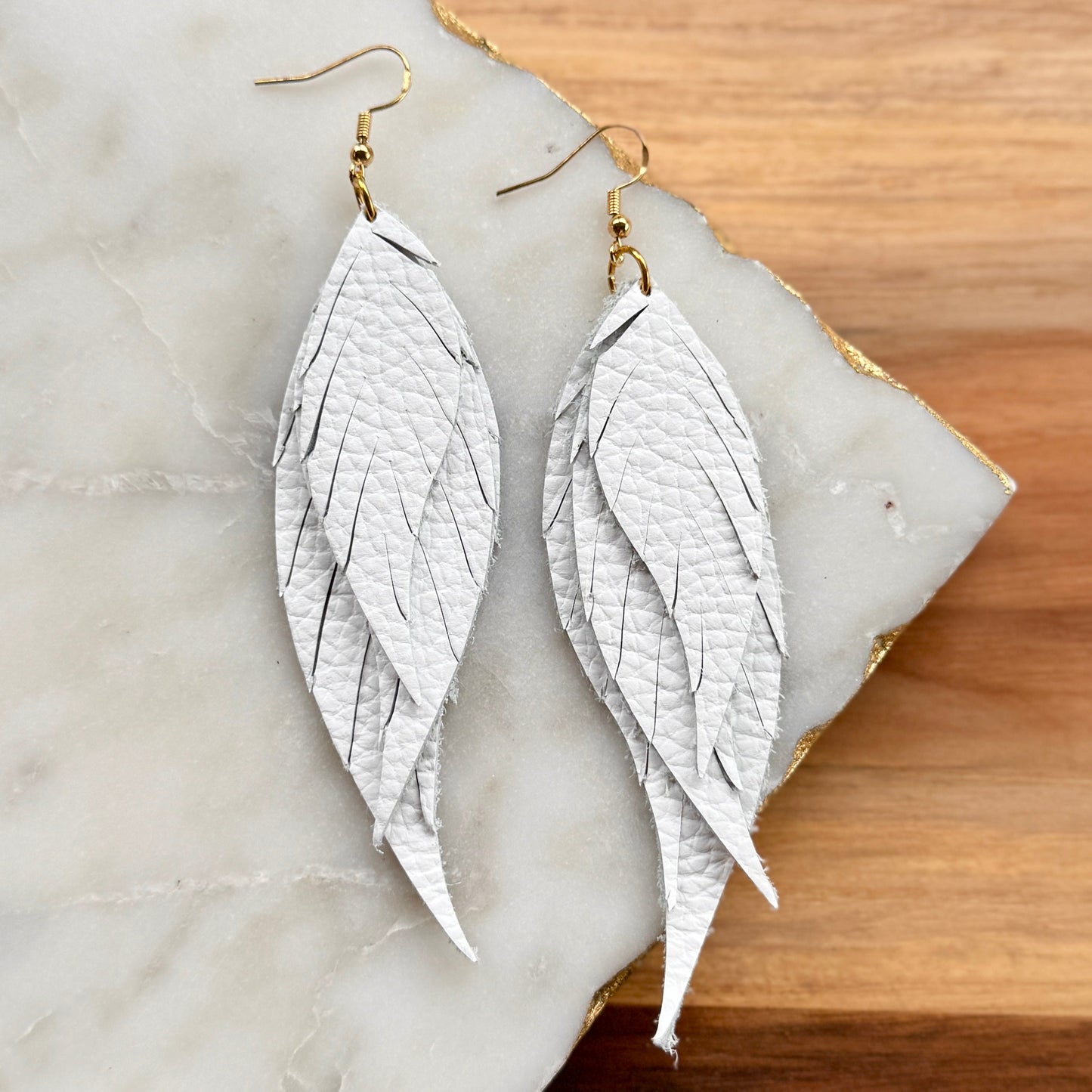 Be Like Missy - Wings of an Angel - Leather Earrings