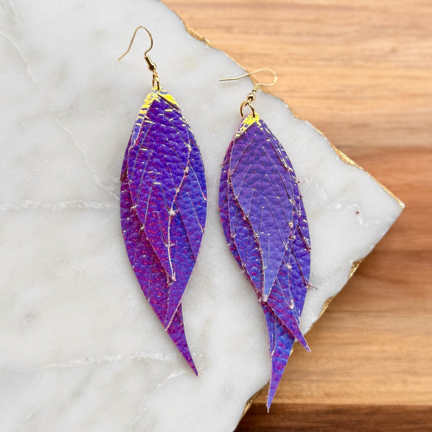 Be Like Missy - Wings of an Angel - Leather Earrings