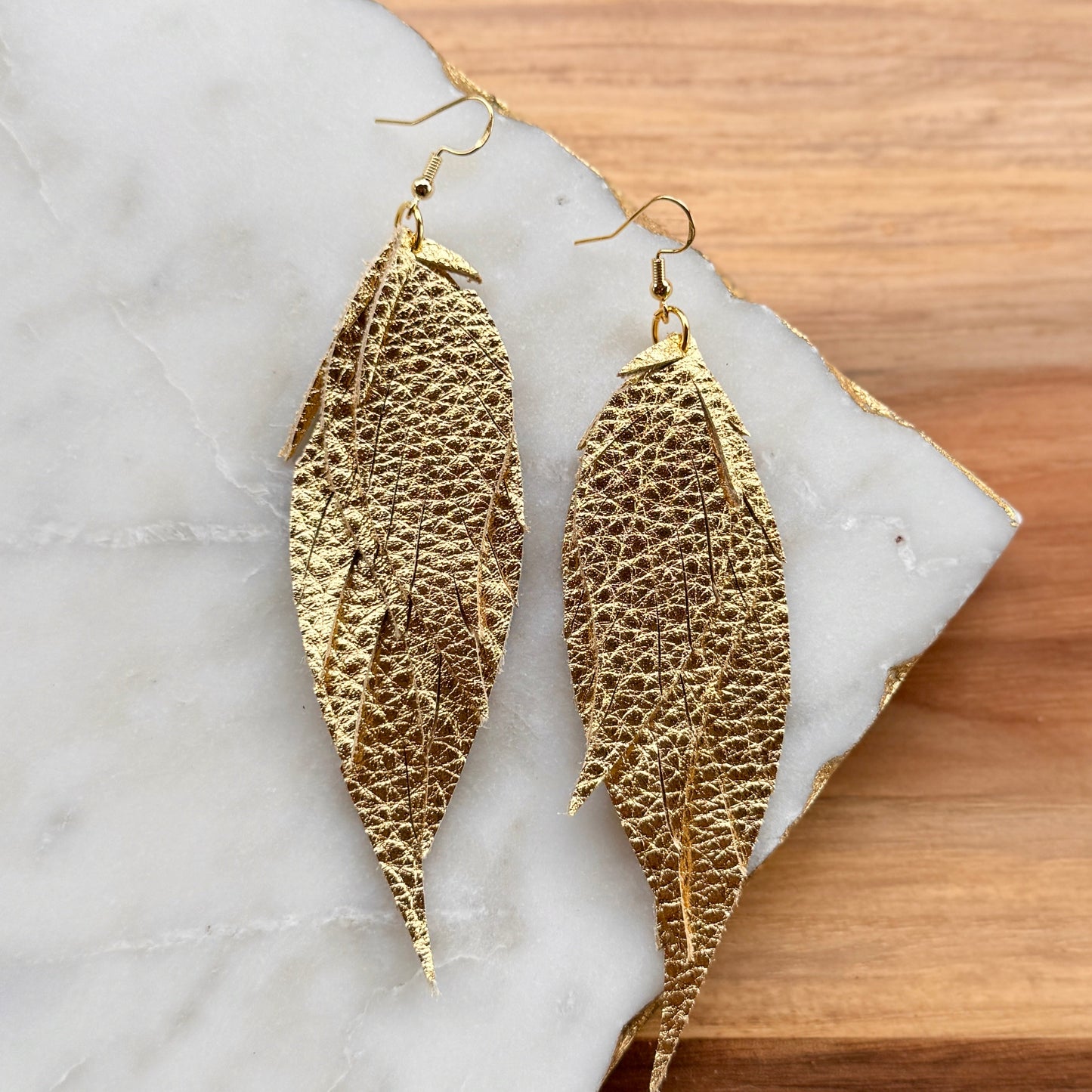 Be Like Missy - Wings of an Angel - Leather Earrings