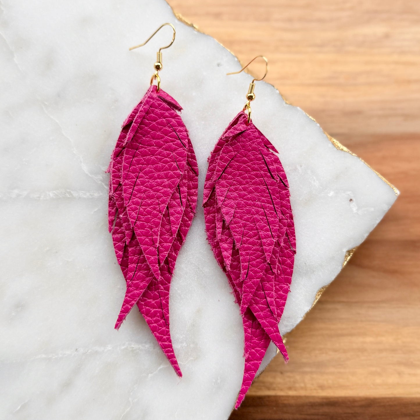 Be Like Missy - Wings of an Angel - Leather Earrings