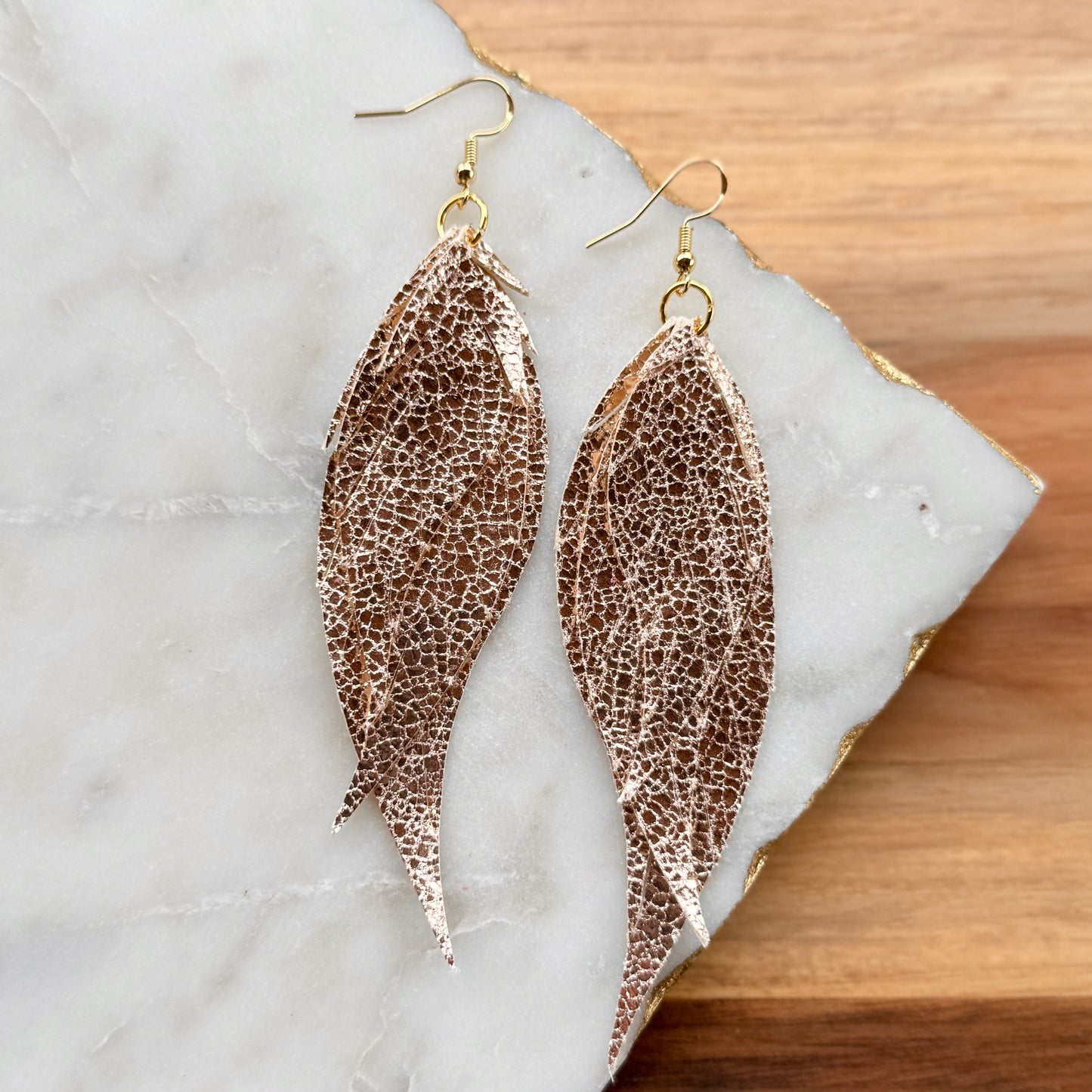 Be Like Missy - Wings of an Angel - Leather Earrings