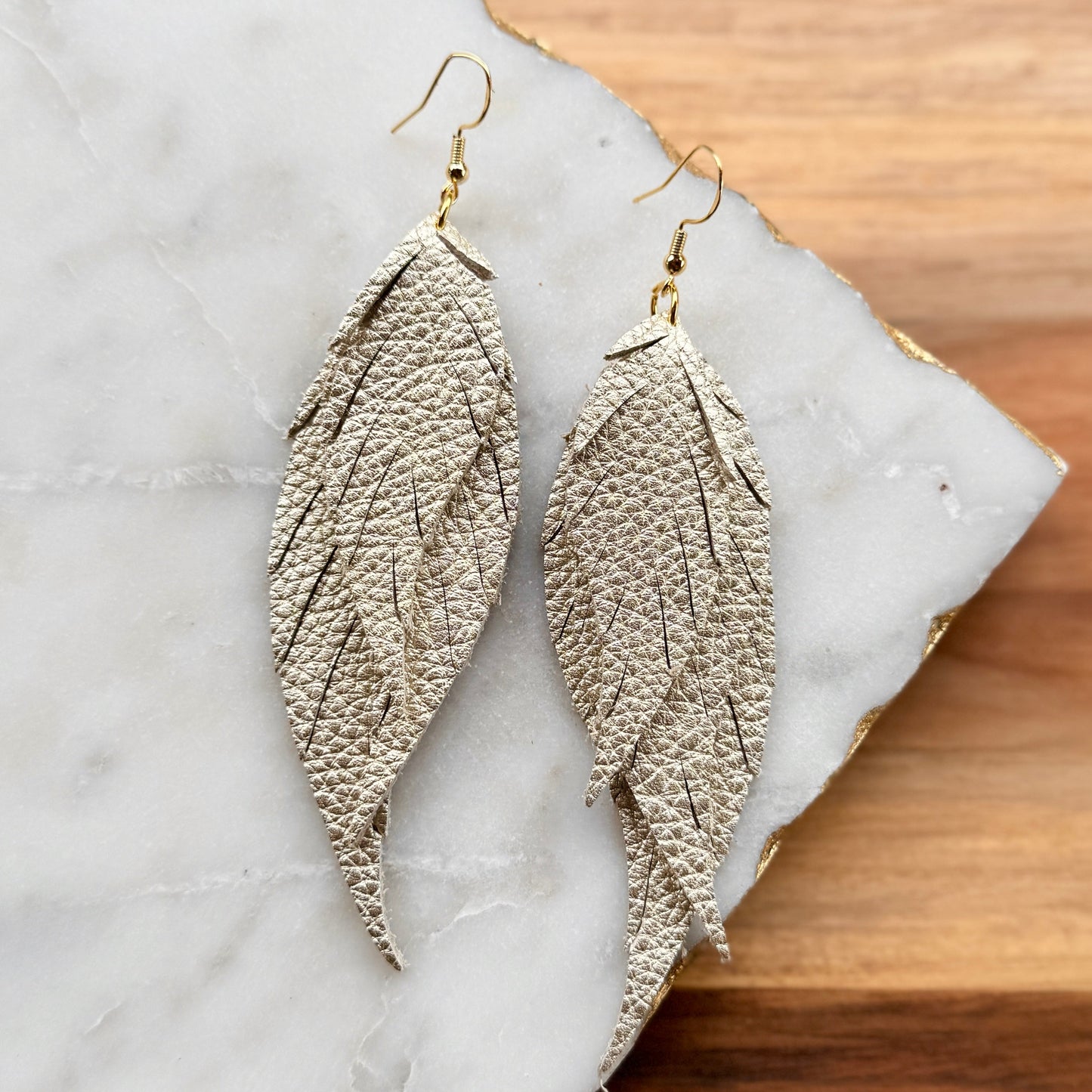 Be Like Missy - Wings of an Angel - Leather Earrings