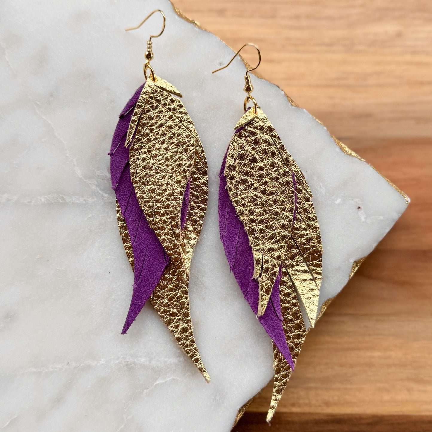 Be Like Missy - Wings of an Angel - Leather Earrings