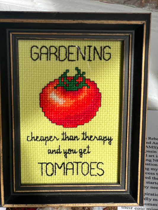 Handmade Cross Stitch $45