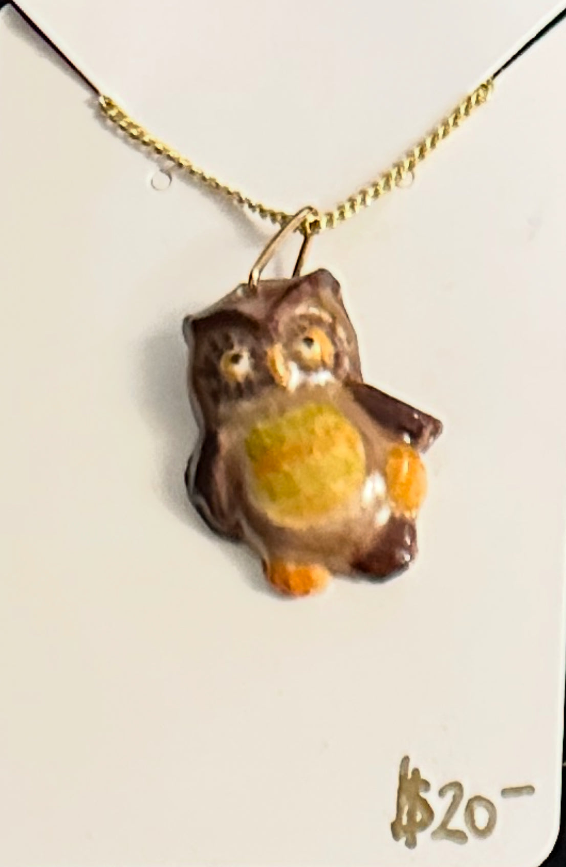 Hand Painted Porcelain Necklaces