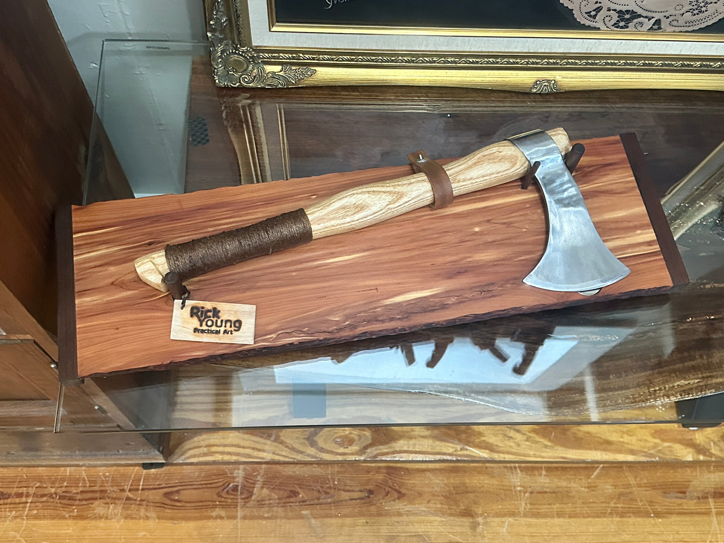 Handmade Axe & Mount
