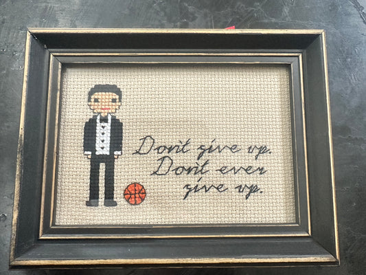 Jimmy Valvano Cross-stitch