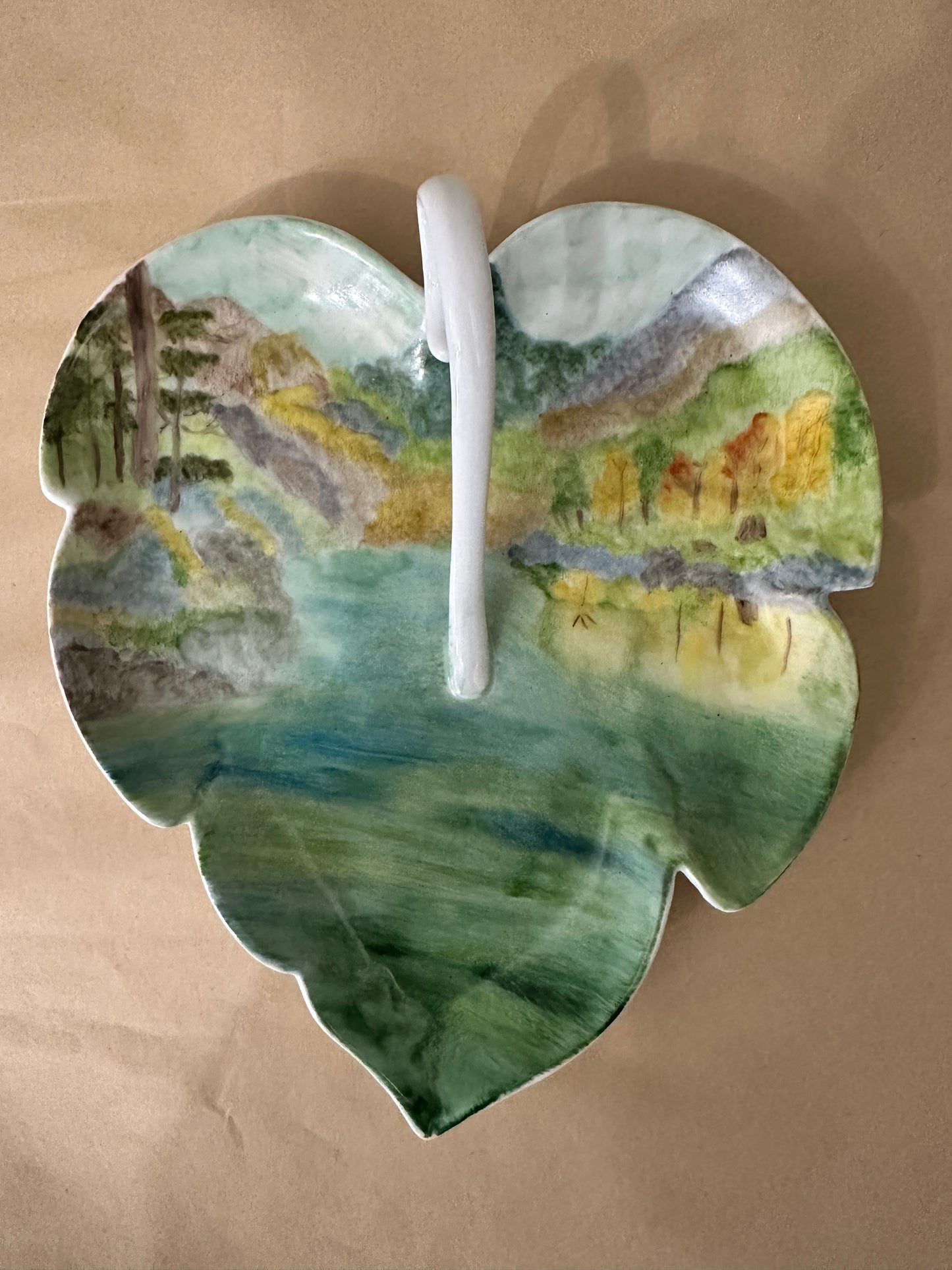 Handpainted Porcelain Plate