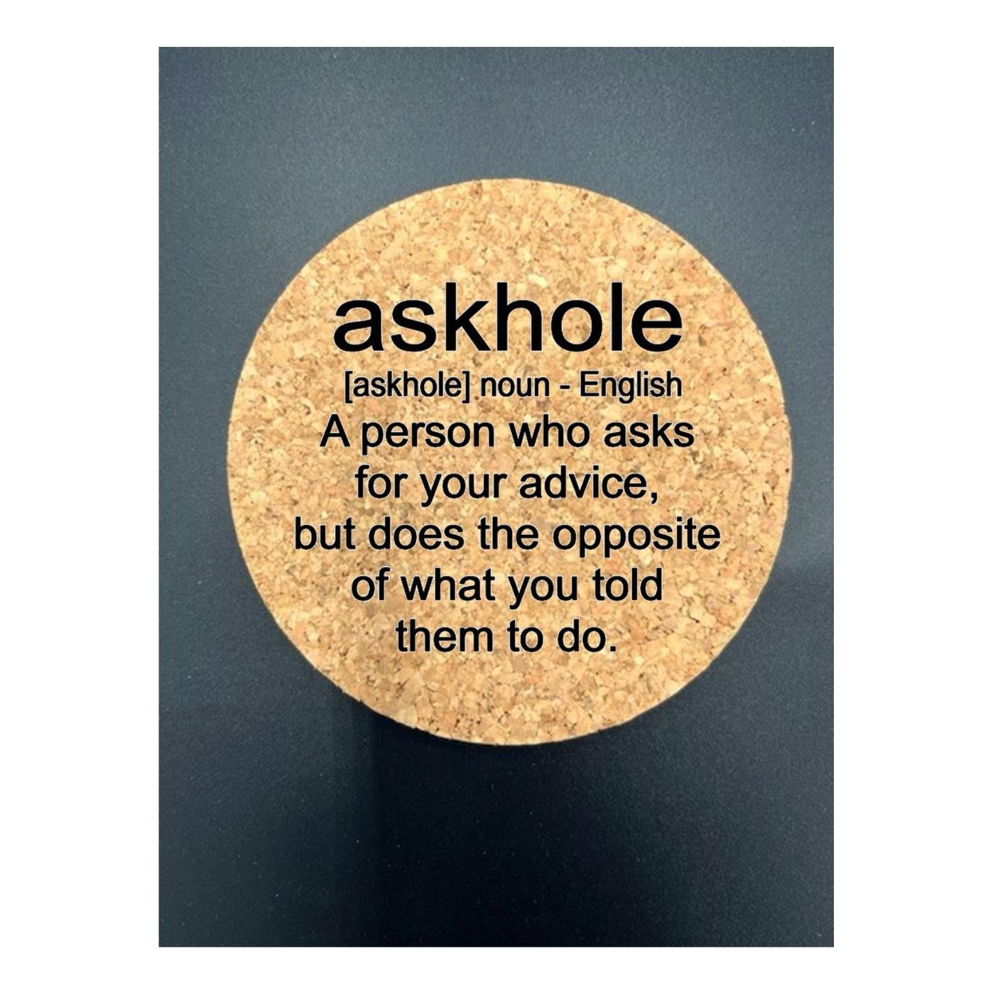 Funny Cork Coasters