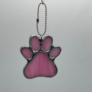 Stained Glass Paw Print