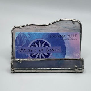 Stained Glass Business Card Holder