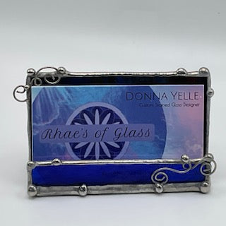 Stained Glass Business Card Holder