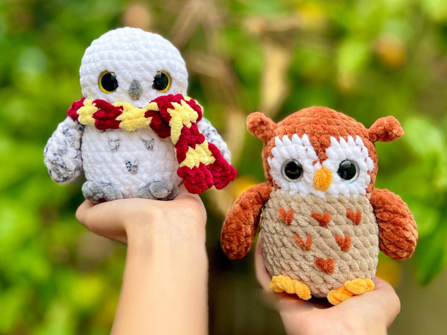 Crochet Funny Owl, Handmade Owl Decor Desk, Cute Owl Gift