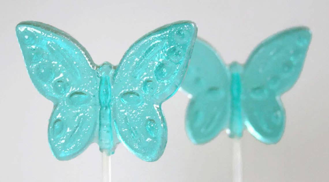 Large Butterfly Lollipops in Various Colors
