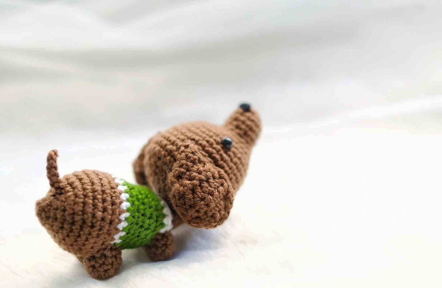 Crochet The Dachshund Dog, Amigurumi Dog, Handmade Plushie