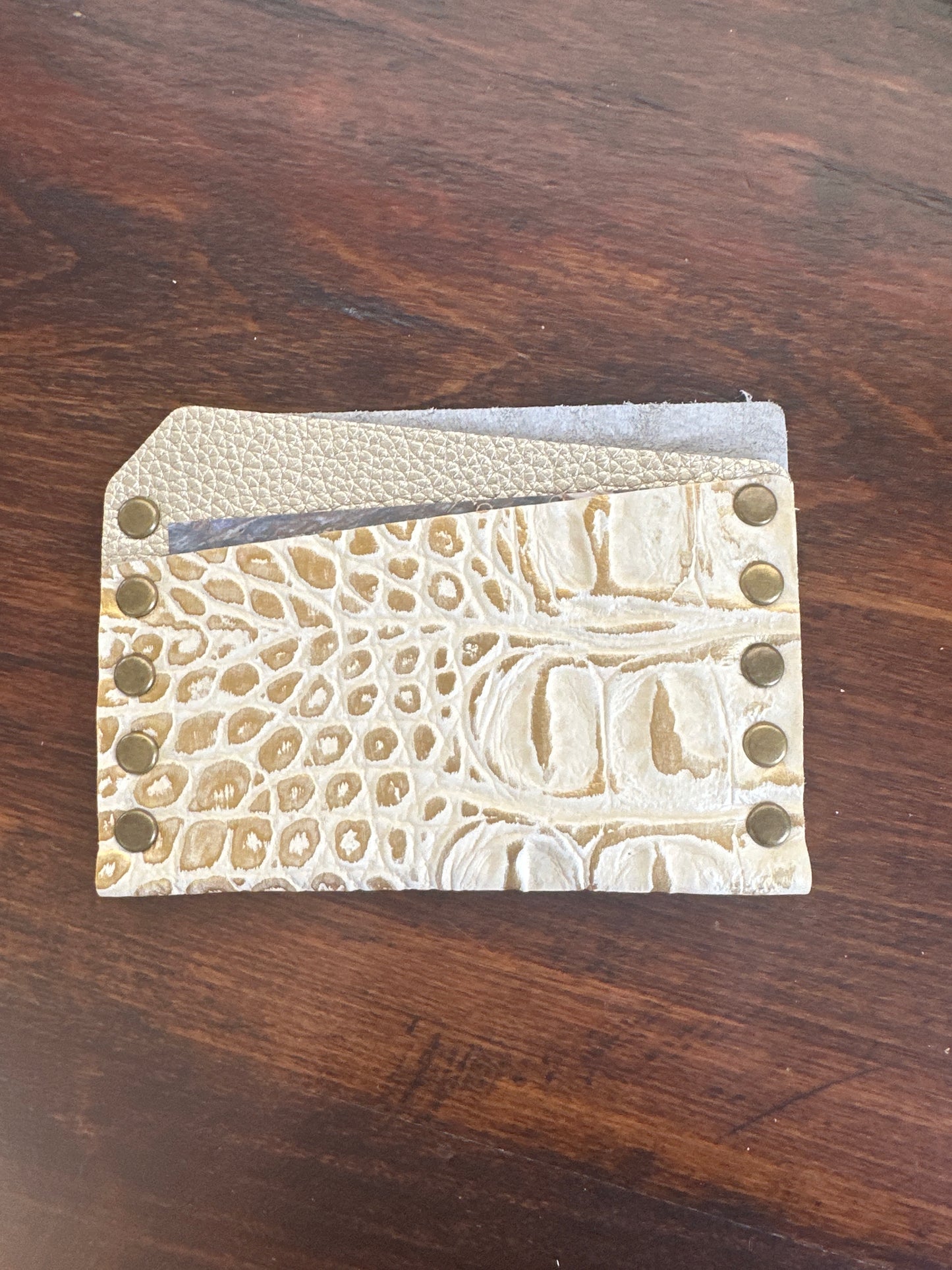 Handmade leather wallet