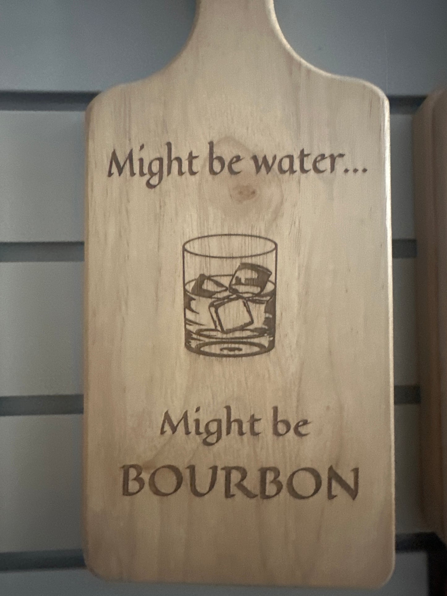 Rustic Wooden Cutting Board With Funny Engravings (Small)
