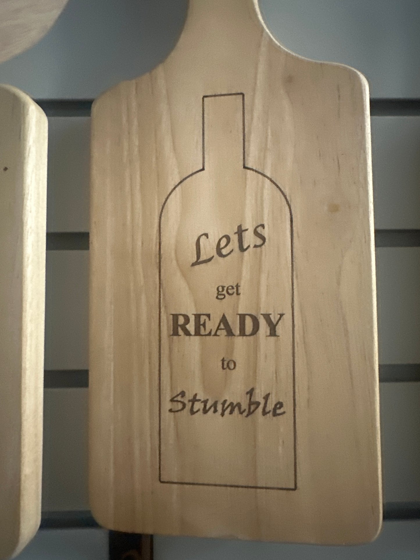 Rustic Wooden Cutting Board With Funny Engravings (Small)