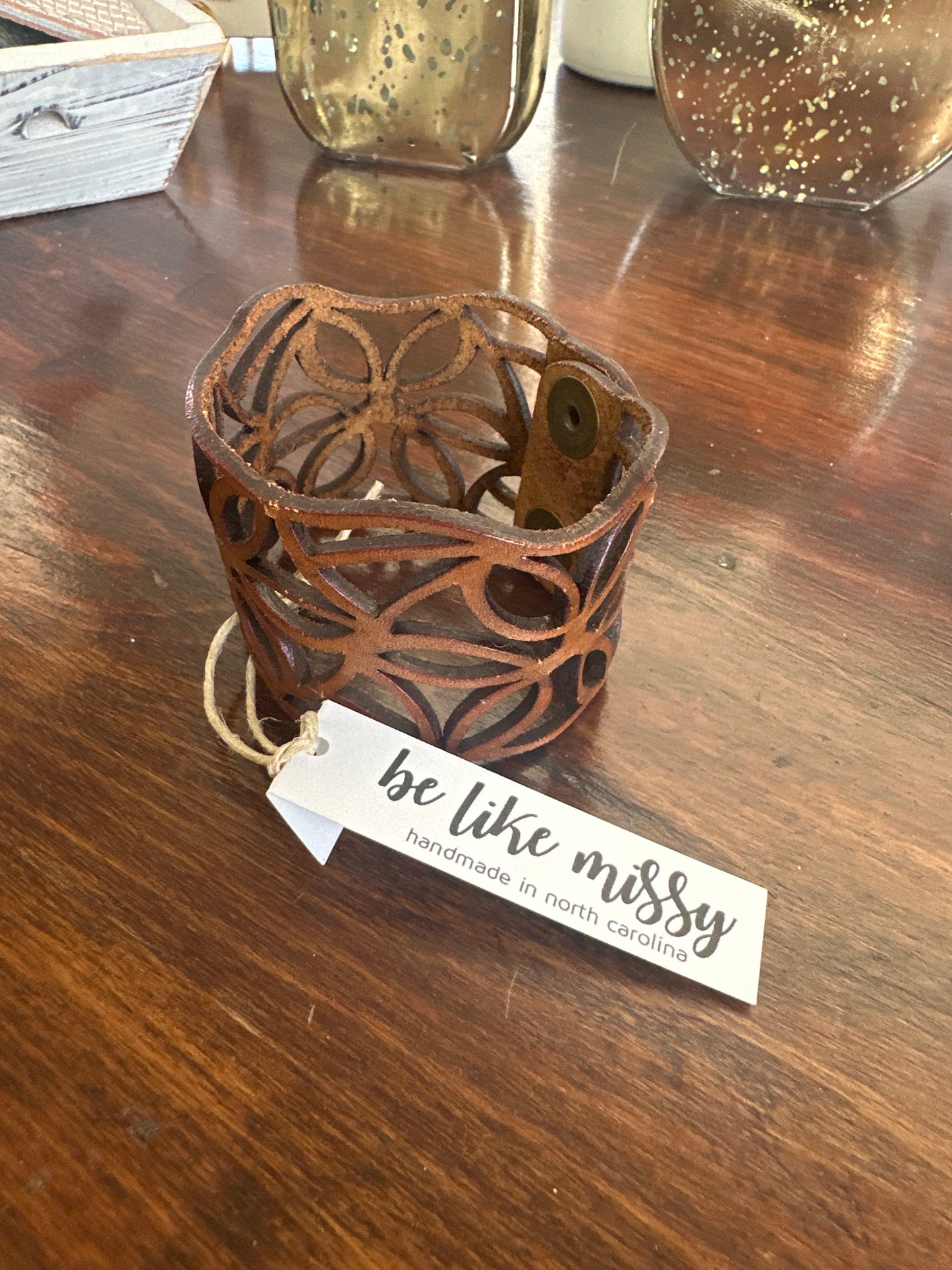 Be Like Missy Leather wrap bracelet