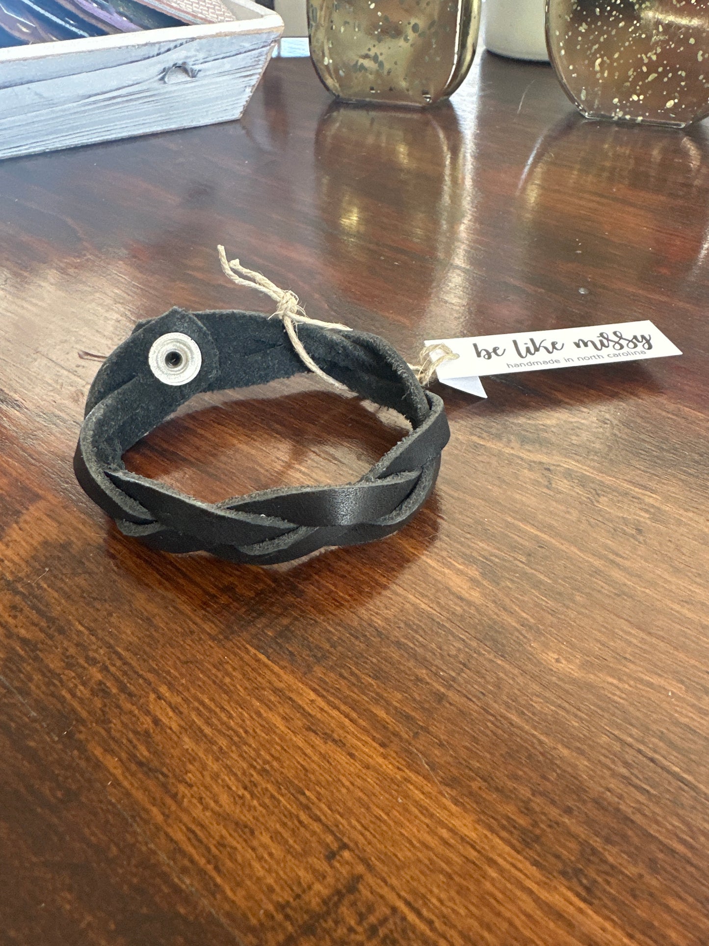 Be Like Missy Men’s Leather Cuff
