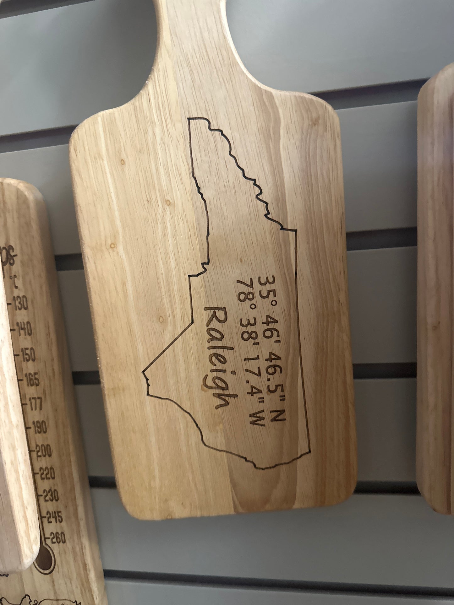 Rustic Wooden Cutting Board With Funny Engravings (Small)