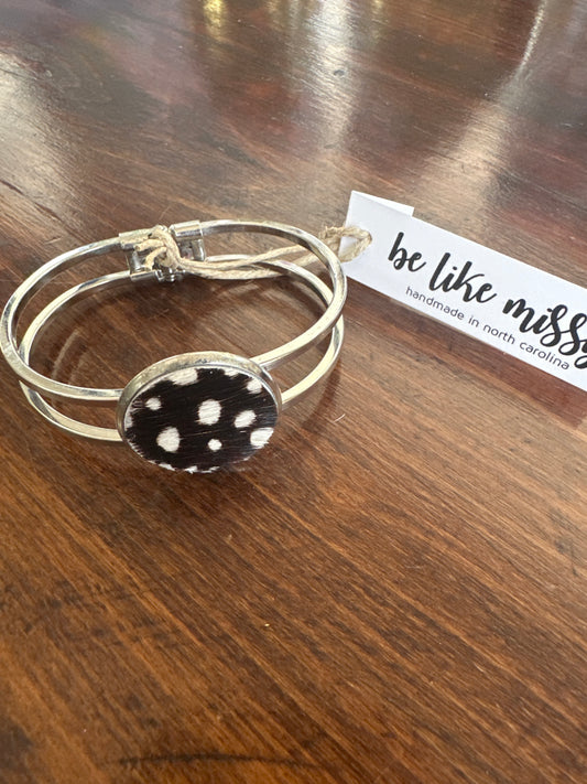 Be Like Missy Silver Cuff Bracelet