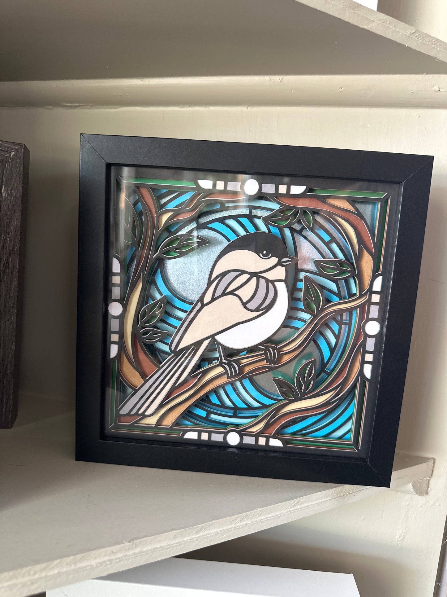 Shadow Box Paper Art 8x8”