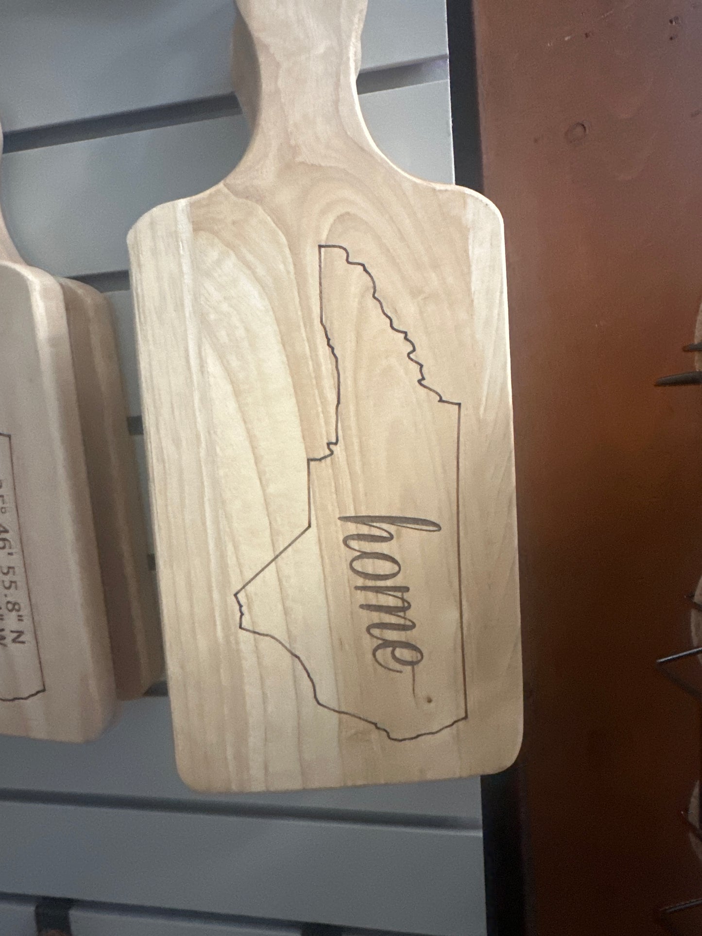 Rustic Wooden Cutting Board With Funny Engravings (Small)