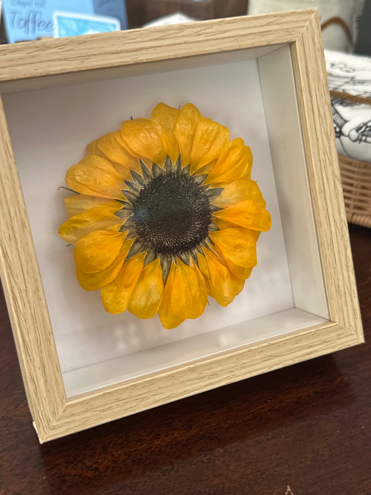 Real Flowers Shadow Box