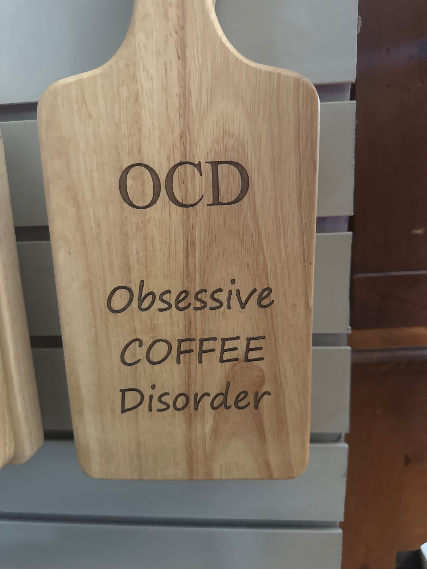 Rustic Wooden Cutting Board With Funny Engravings (Small)