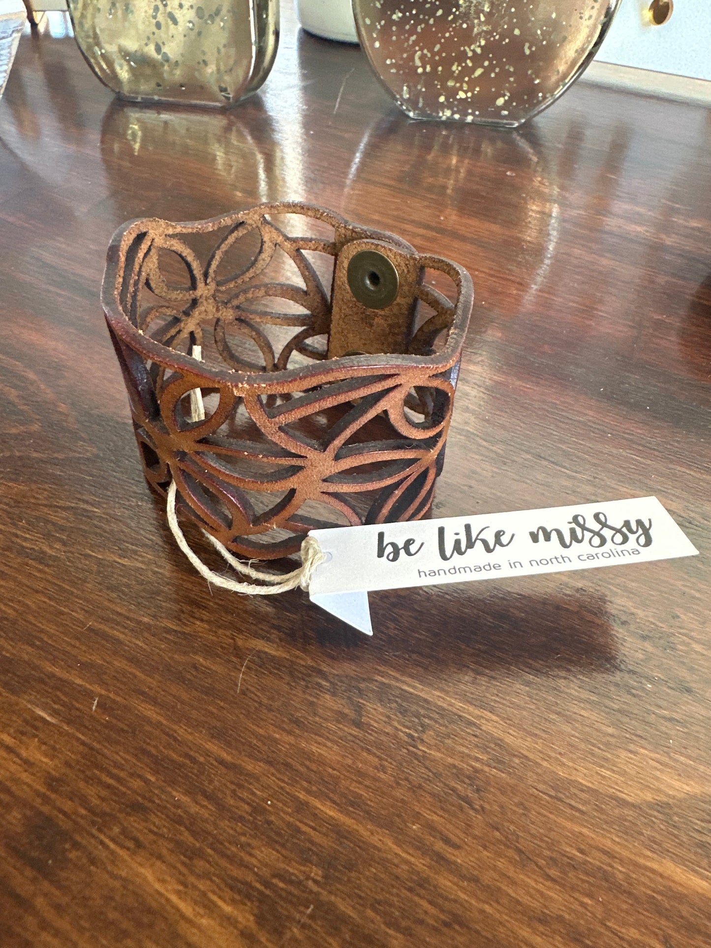 Be Like Missy Leather wrap bracelet